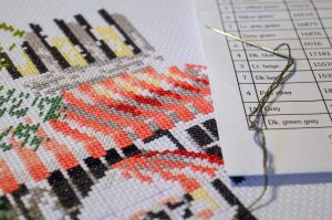 Photo of embroidery/patterning technique