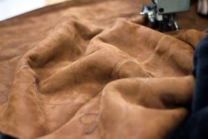 Photo of leather material